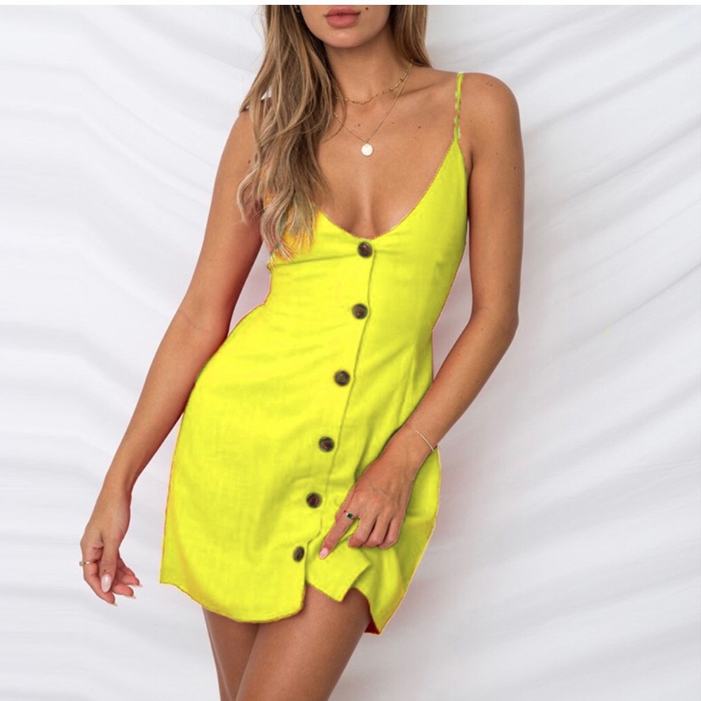Vintage Neon Mini Dress